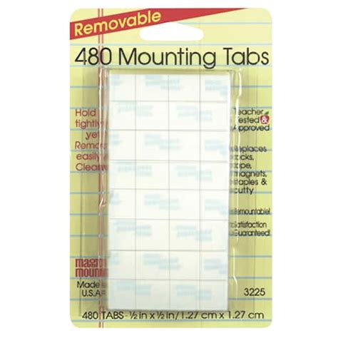 Magic mounts removablle mounting tabs